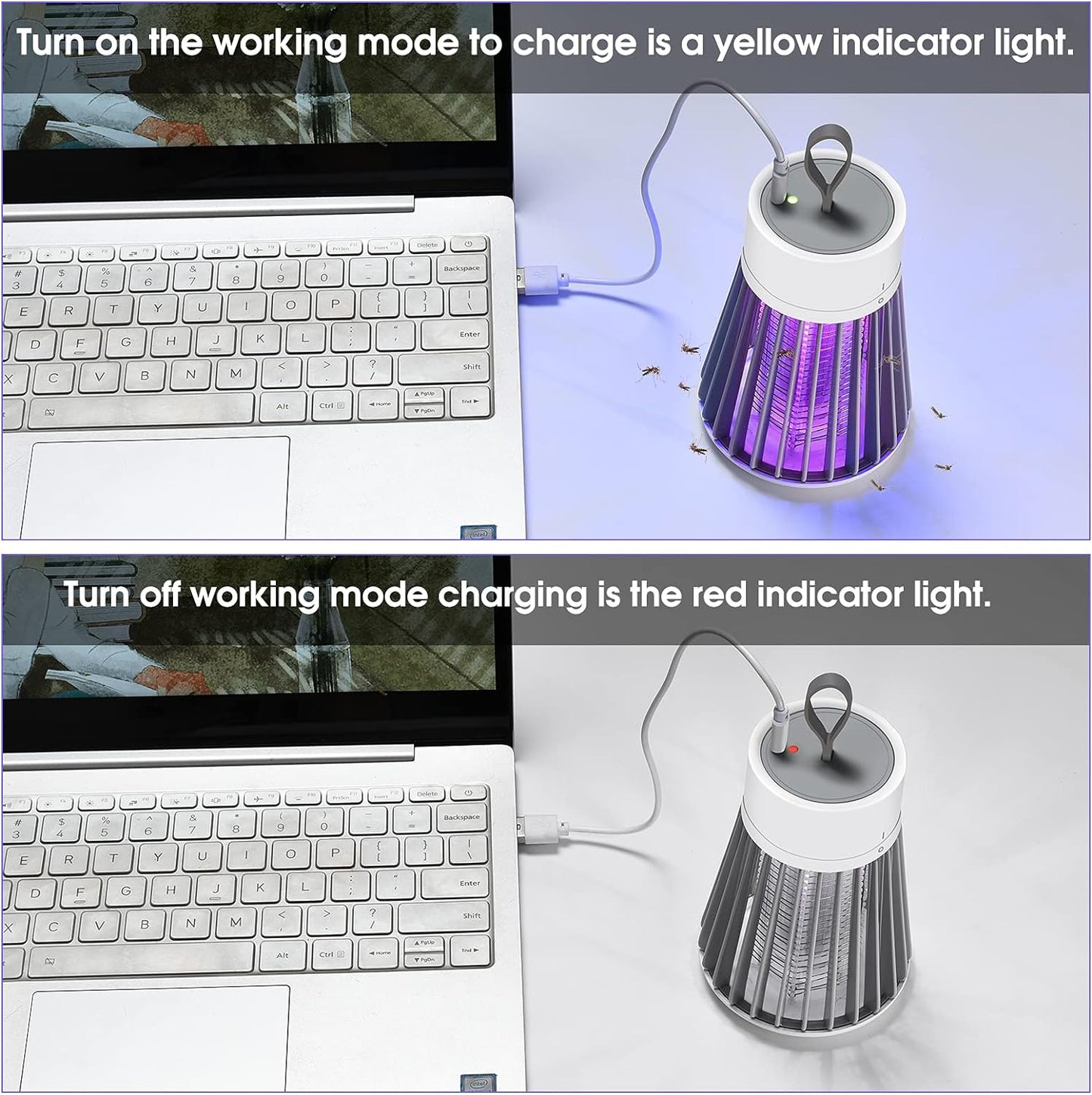 2024 Neuer, verbesserter tragbarer elektrischer Insektenvernichter für Campingmücken