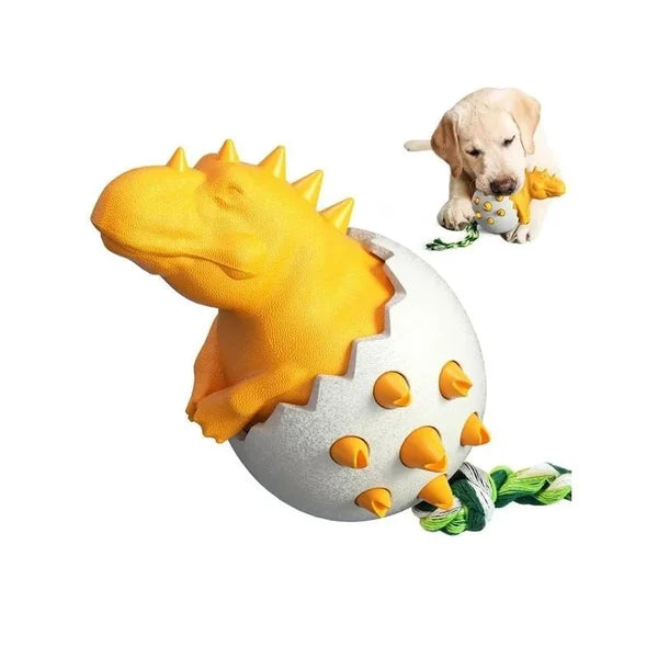 Dinosaurier-Ei, Zähneputzen, Kauspielzeug für Hunde