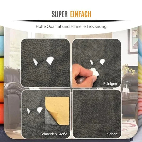Ultragroßes Klebepflaster zur Lederreparatur