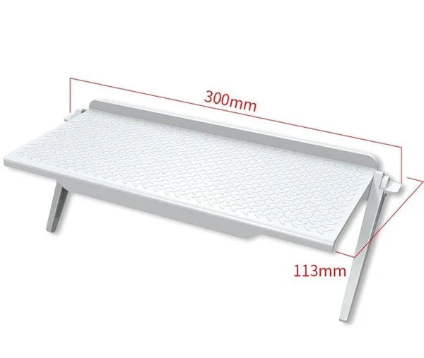 Verstellbares oberes Staufach für TV/Monitor