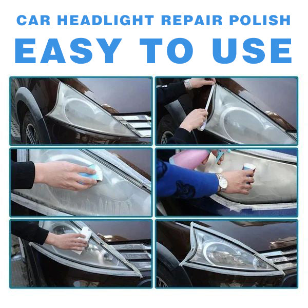 Autoscheinwerfer-Reparaturpolitur (auch für Fenster)
