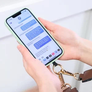 Telefonschlaufe mit Reißverschlusstasche