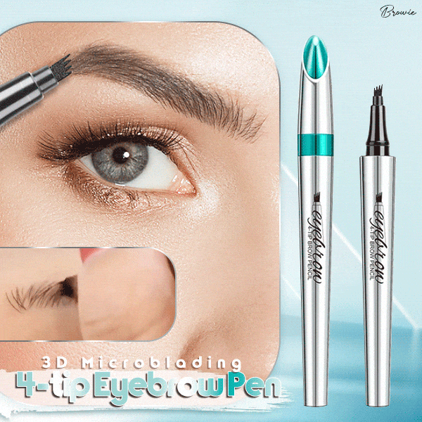 3d Waterdichte Microblading Wenkbrauwpen 4 Vorktip Tattoo-Potlood