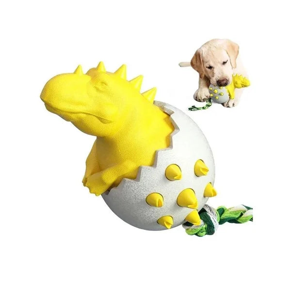 Dinosaurier-Ei, Zähneputzen, Kauspielzeug für Hunde