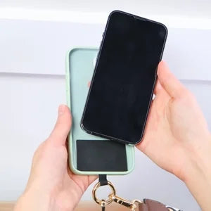 Telefonschlaufe mit Reißverschlusstasche