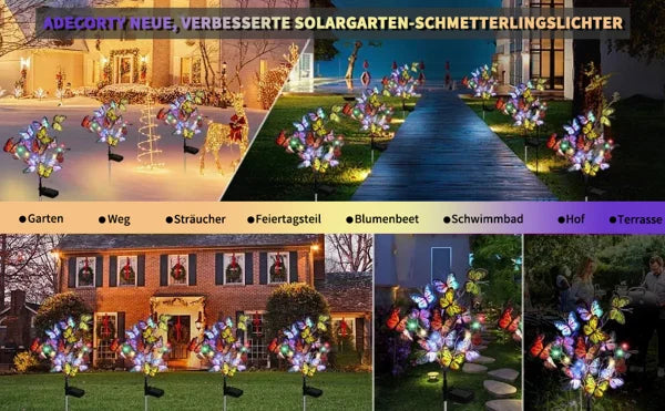 🦋Solar-Schmetterlingslichter für den Außenbereich💐