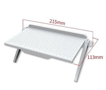 Verstellbares oberes Staufach für TV/Monitor