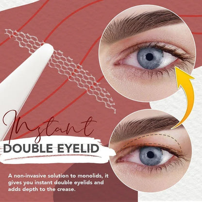 🔥Klebstofffreier unsichtbarer Doppel-Augenlid-Aufkleber (120 Streifen/Packung) 