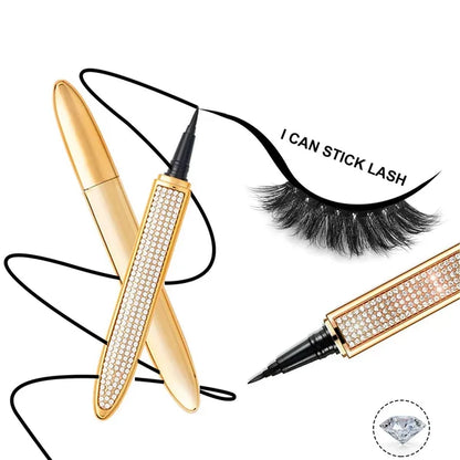 2024 Neuer selbstklebender Eyeliner-Wimpernkleberstift 
