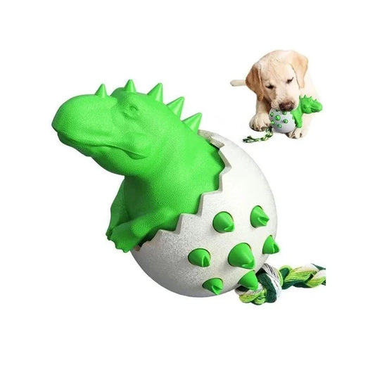 Dinosaurier-Ei, Zähneputzen, Kauspielzeug für Hunde