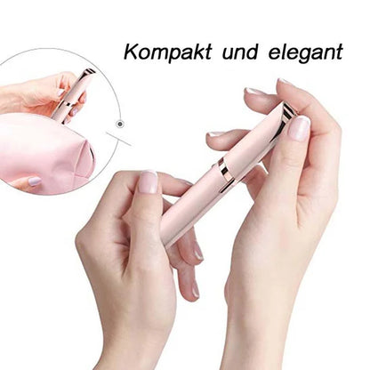Makelloser elektrischer Gesichtshaarentferner und Augenbrauentrimmer