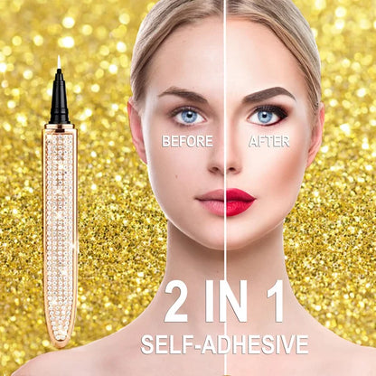 2024 Neuer selbstklebender Eyeliner-Wimpernkleberstift 